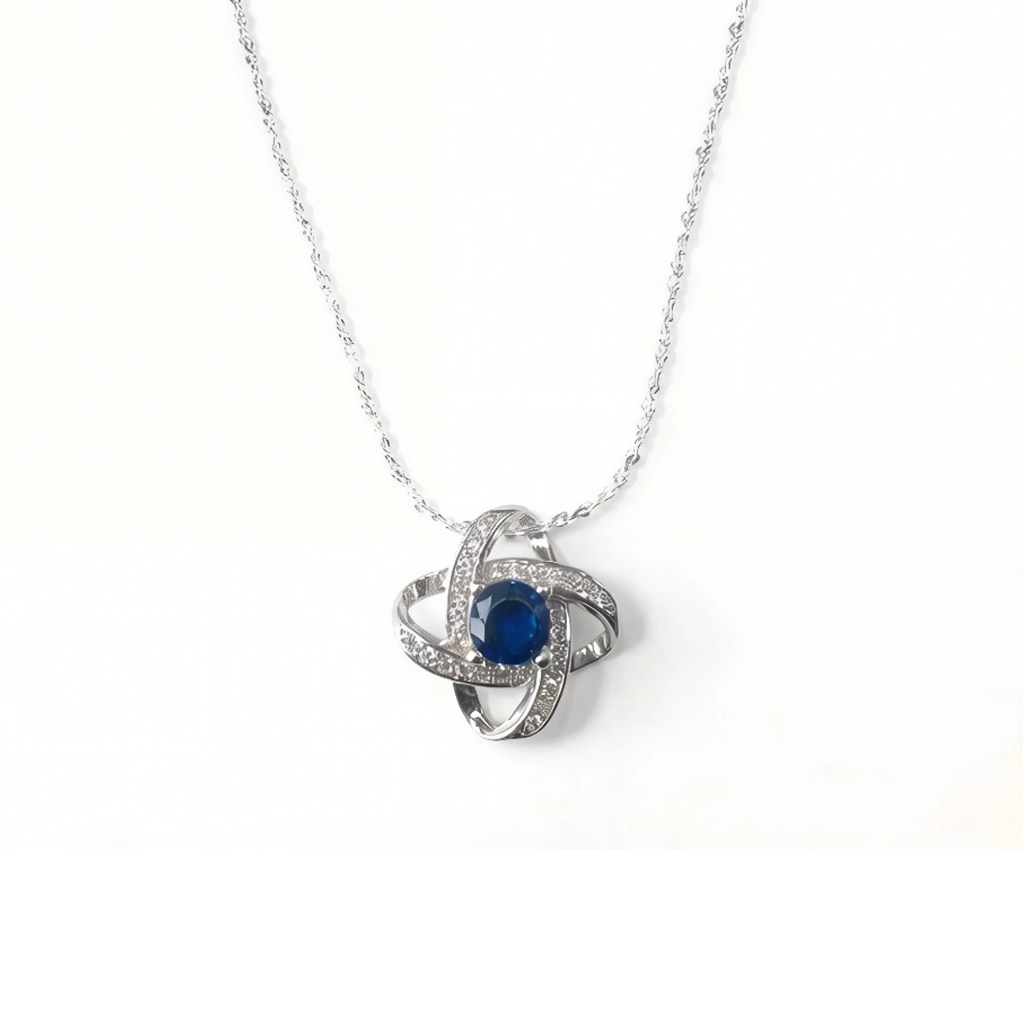 Four-leaf clover necklace (925 sterling silver)