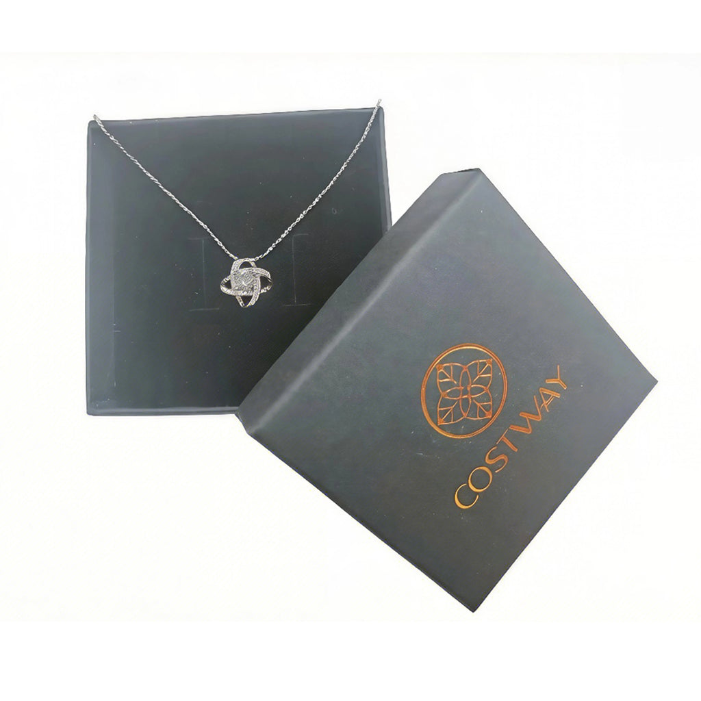 Four-leaf clover necklace (925 sterling silver)