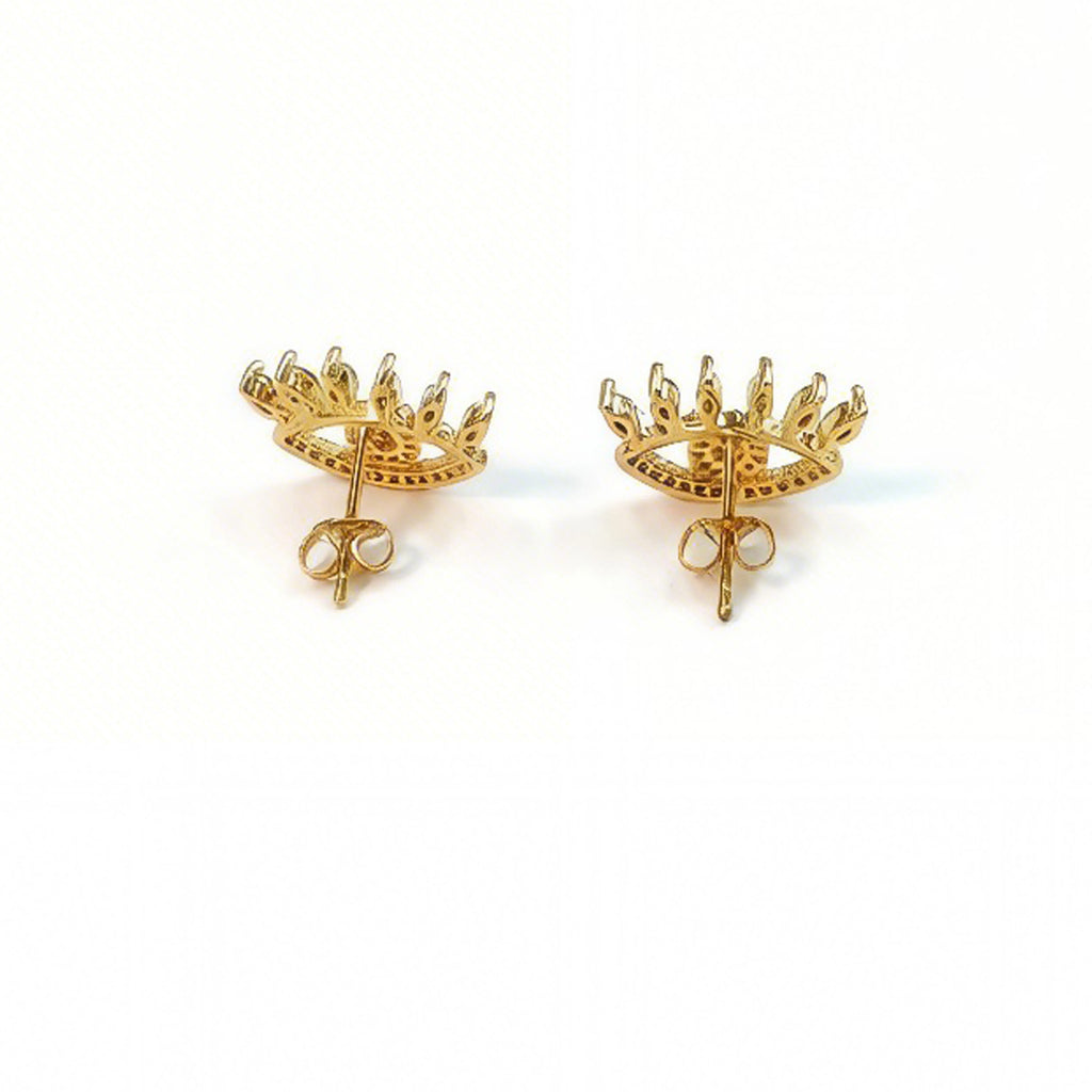 Eyeglasses and earrings