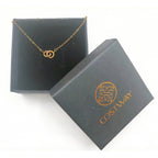 Double ring necklace