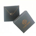 Double ring necklace