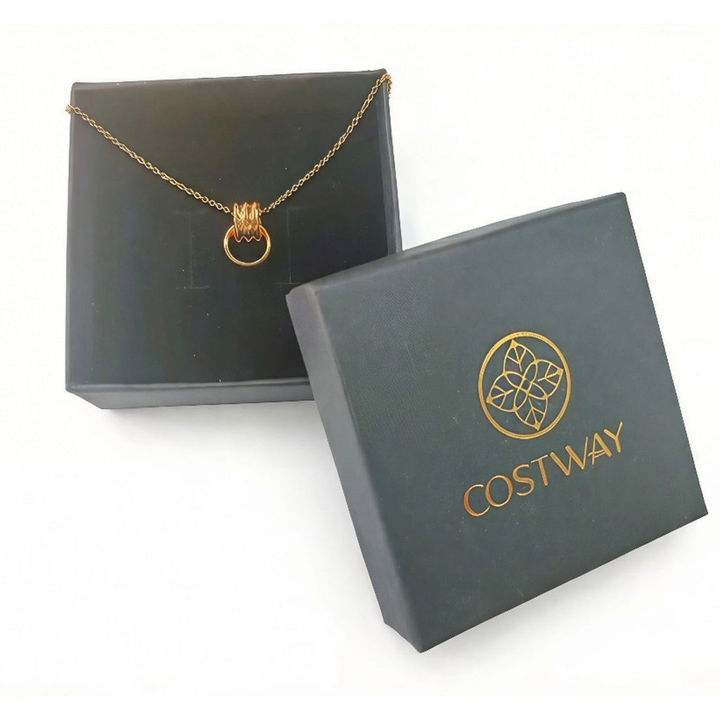 Double ring necklace
