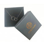 Double ring necklace