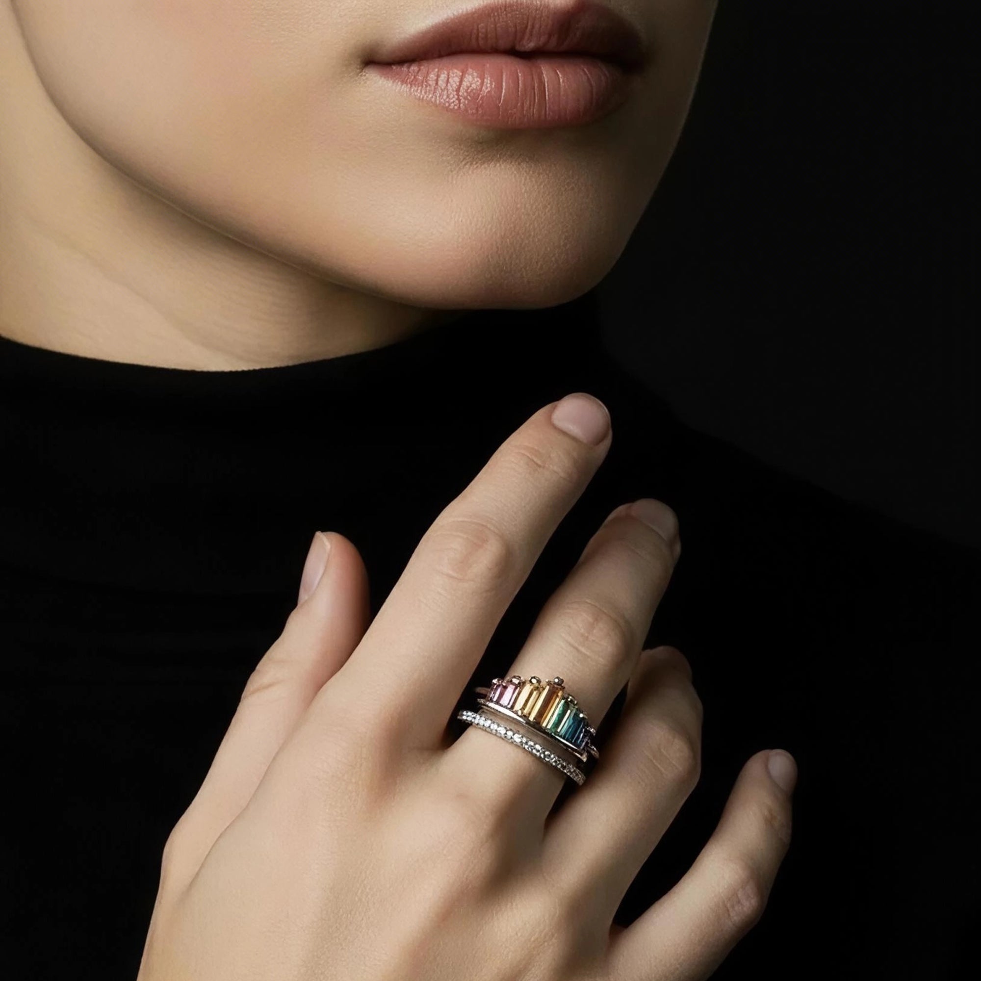 Rainbow ring Secondary image