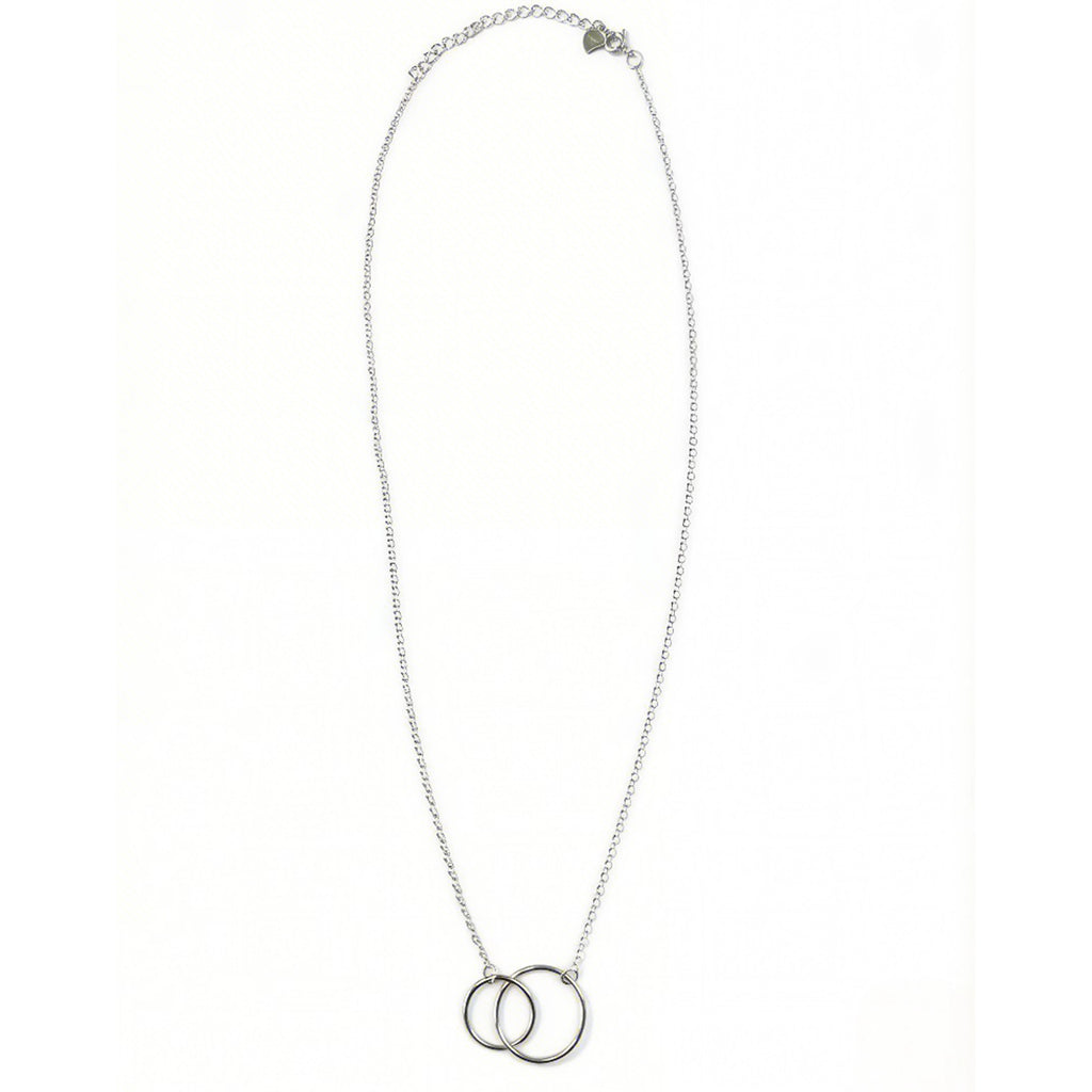 Double ring necklace