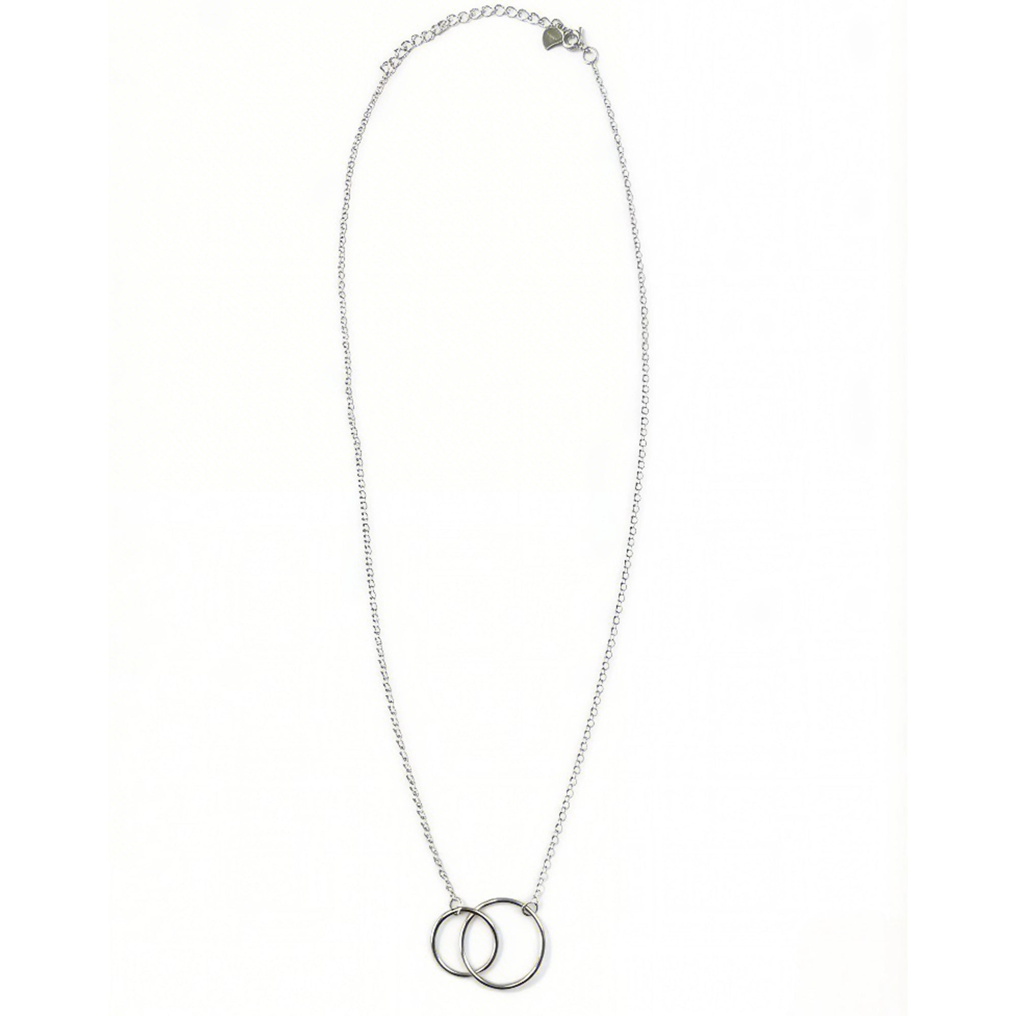 Double ring necklace
