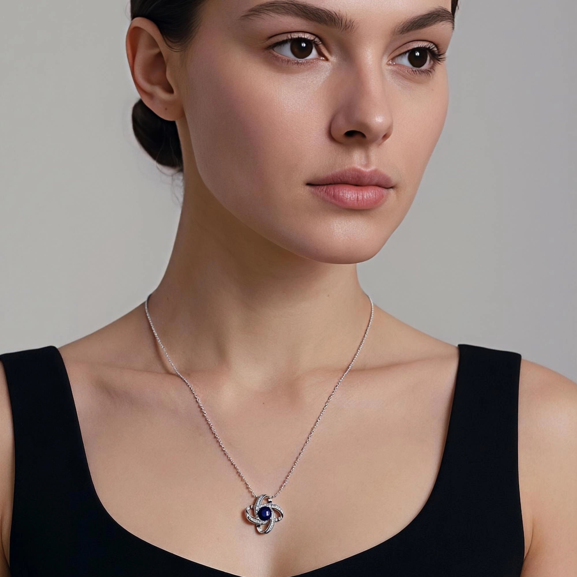 Four-leaf clover necklace (925 sterling silver) Secondary image