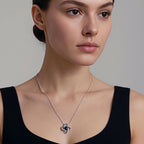 Four-leaf clover necklace (925 sterling silver)