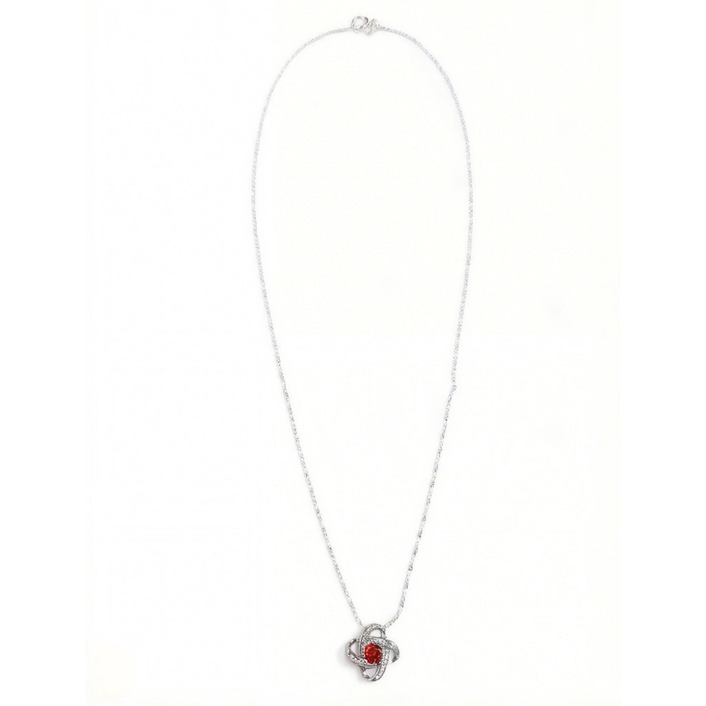 Four-leaf clover necklace (925 sterling silver)