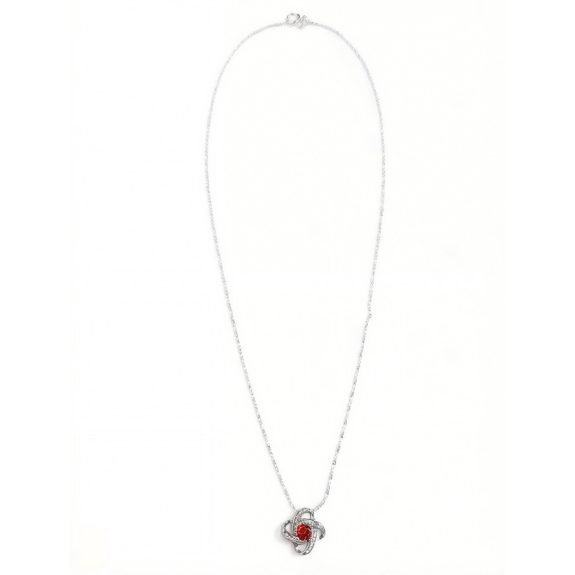 Four-leaf clover necklace (925 sterling silver)