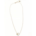 Double ring necklace