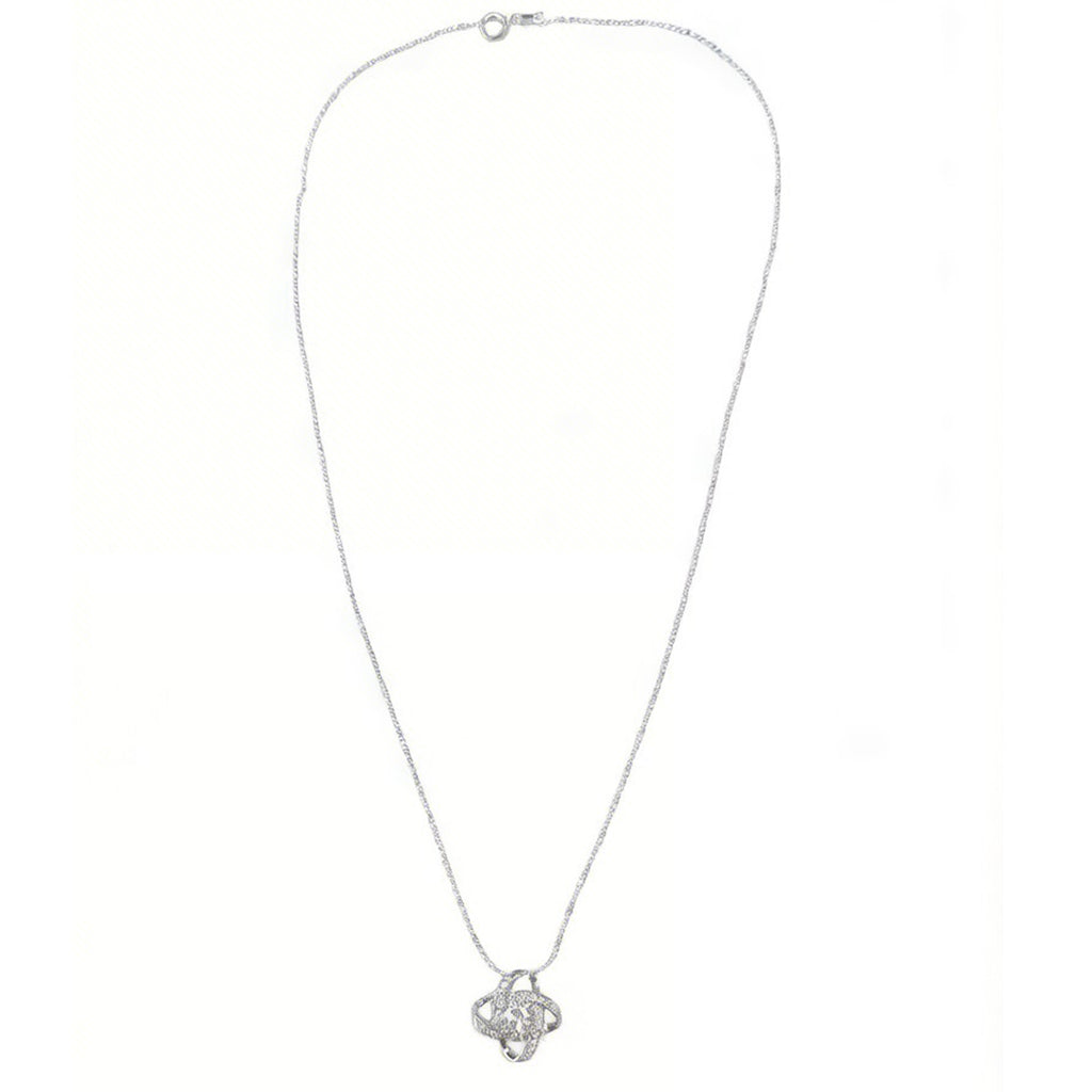 Four-leaf clover necklace (925 sterling silver)