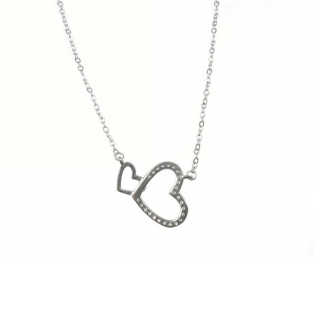 Double Heart Necklace