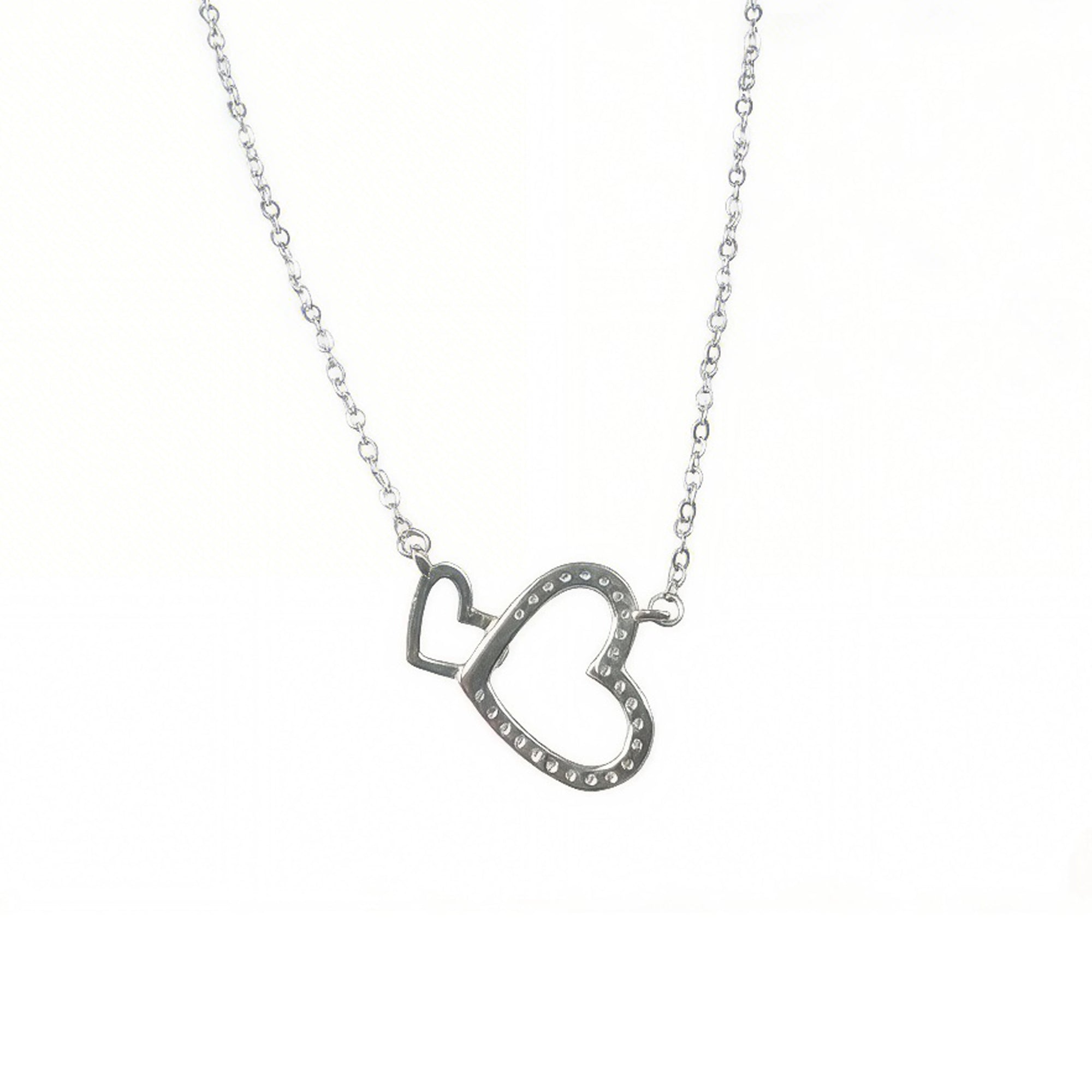 Double Heart Necklace