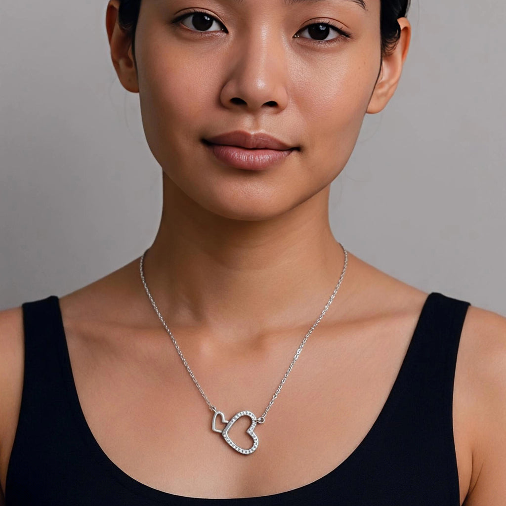 Double Heart Necklace