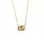Double ring necklace