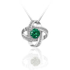 Clover necklace (green)