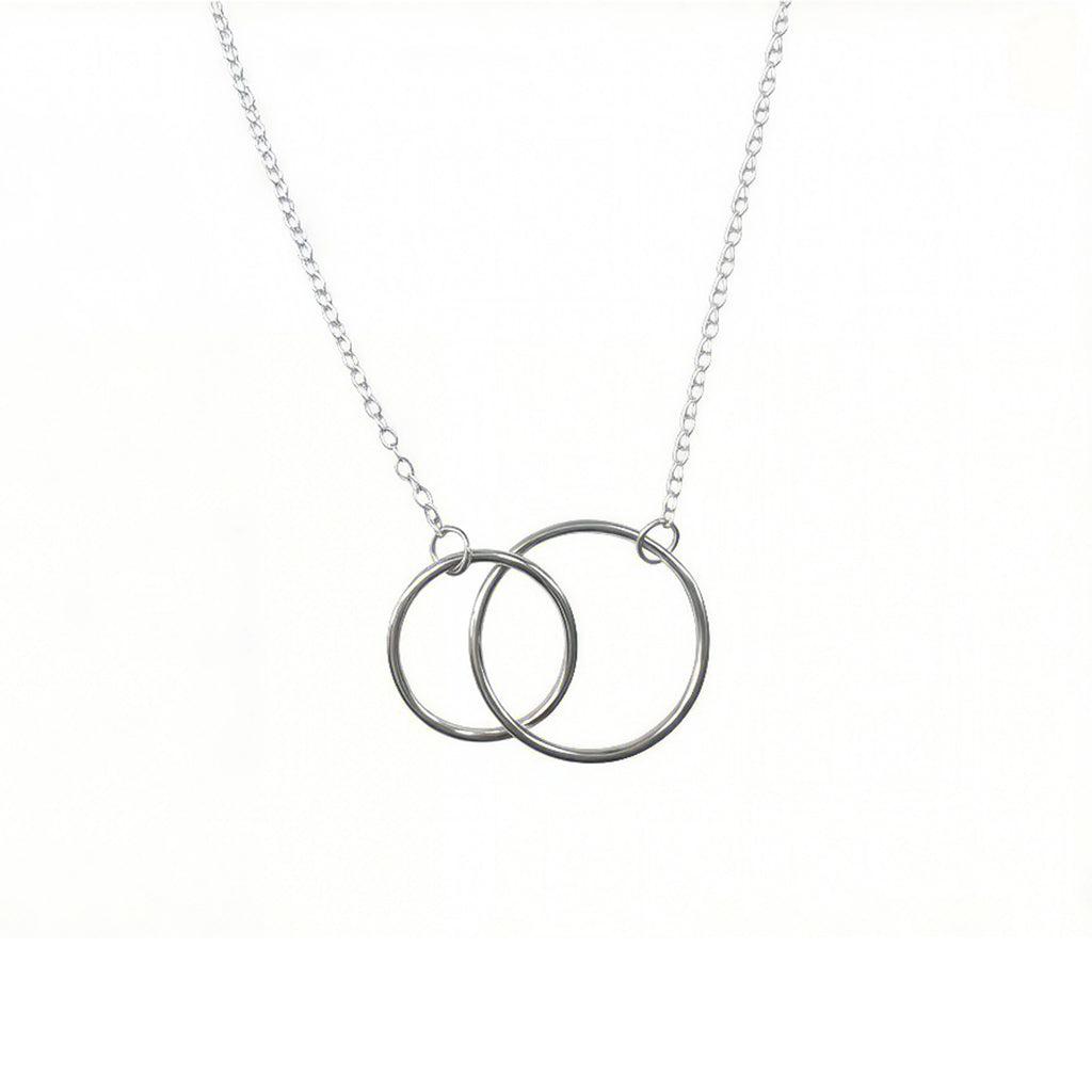 Double ring necklace