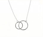 Double ring necklace