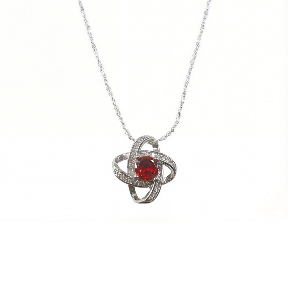 Four-leaf clover necklace (925 sterling silver)