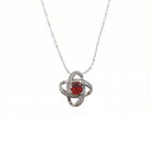Four-leaf clover necklace (925 sterling silver)
